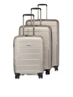 Teakwood Unisex Grey Trolley Bag - Large